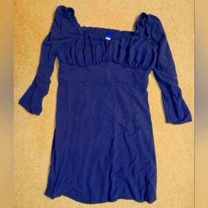 Cute, New OLD NAVY UNWORN Long Sleeve NAVY BLUE Dress PETITES LARGE
